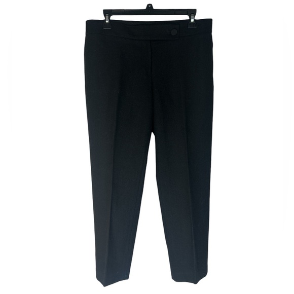 J. Crew City Fit black 100% wool pants size 8 - Picture 1 of 7